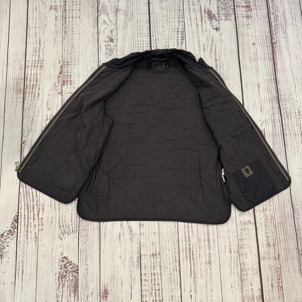 J.Crew Sussex Quilted Thermore Vest Men’s M Black Full Zip - Picture 5 of 10